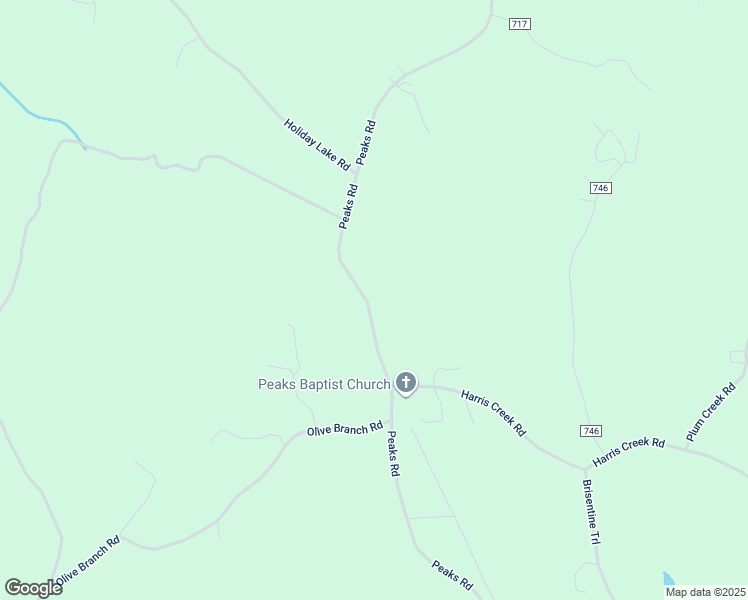 map of restaurants, bars, coffee shops, grocery stores, and more near 2170 Peaks Road in Prospect