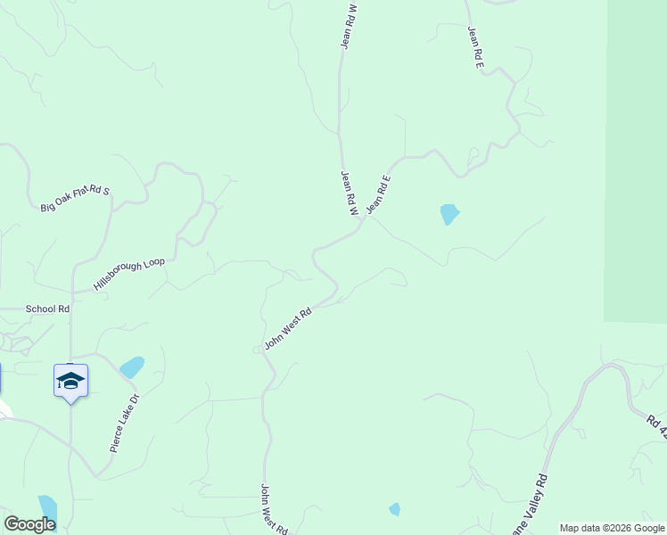 map of restaurants, bars, coffee shops, grocery stores, and more near 40089 John West Road in Oakhurst