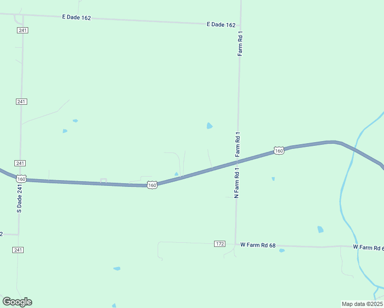 map of restaurants, bars, coffee shops, grocery stores, and more near 15591 U.S. 160 in Greene County
