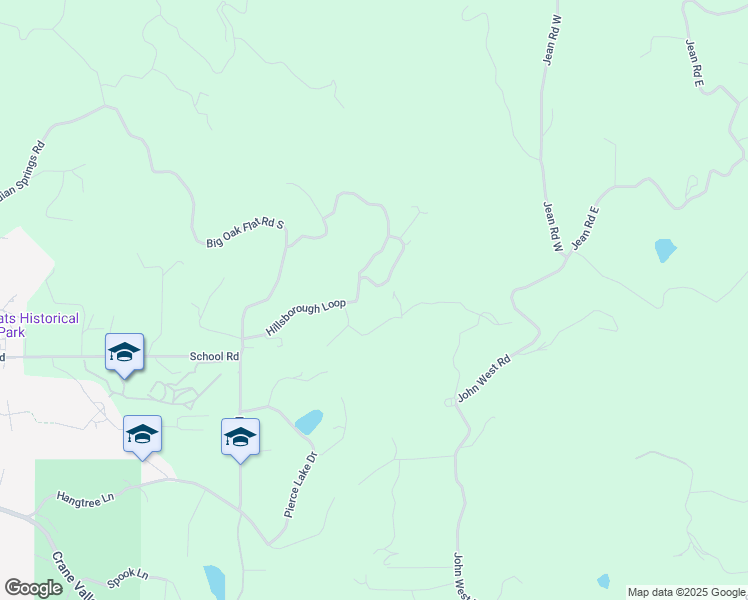 map of restaurants, bars, coffee shops, grocery stores, and more near 40151 Hillsborough Loop in Oakhurst