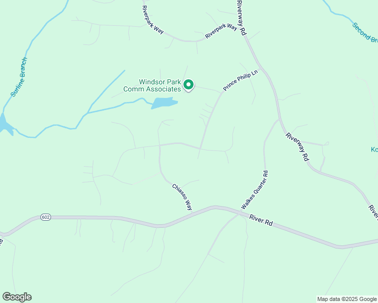 map of restaurants, bars, coffee shops, grocery stores, and more near 14107 Princess Mary Road in Chesterfield