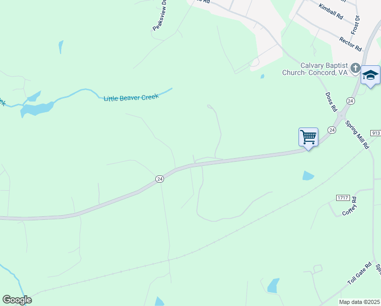 map of restaurants, bars, coffee shops, grocery stores, and more near 52 Virginia Circle in Concord