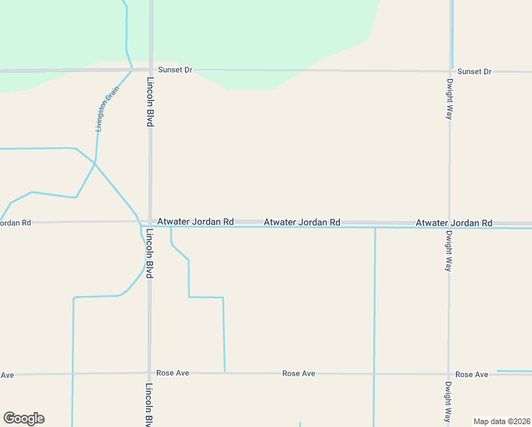 map of restaurants, bars, coffee shops, grocery stores, and more near 12746 Atwater Jordan Road in Livingston
