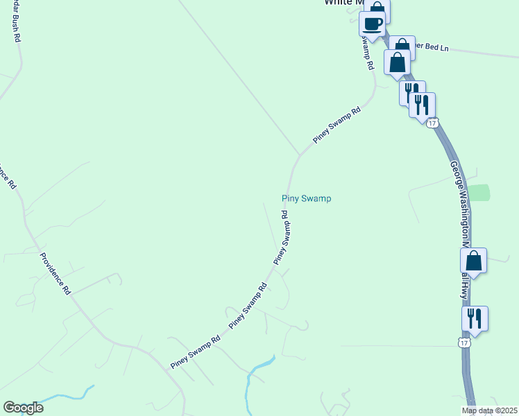 map of restaurants, bars, coffee shops, grocery stores, and more near 4356 Millen Lane in Gloucester County