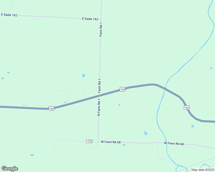 map of restaurants, bars, coffee shops, grocery stores, and more near 15591 U.S. 160 in Greene County