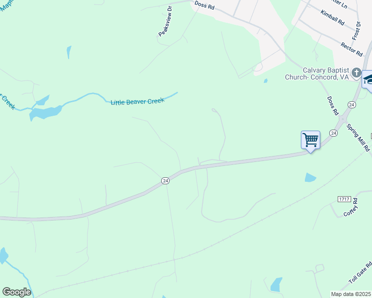 map of restaurants, bars, coffee shops, grocery stores, and more near 52 Virginia Circle in Concord
