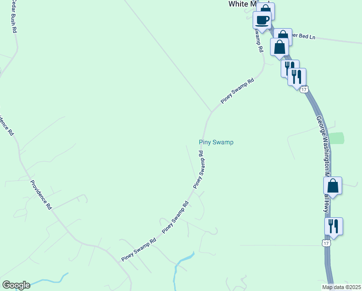 map of restaurants, bars, coffee shops, grocery stores, and more near 4364 Millen Lane in Gloucester County