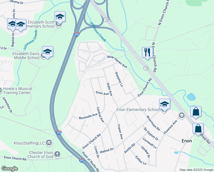 map of restaurants, bars, coffee shops, grocery stores, and more near 14116 State Avenue in Chester
