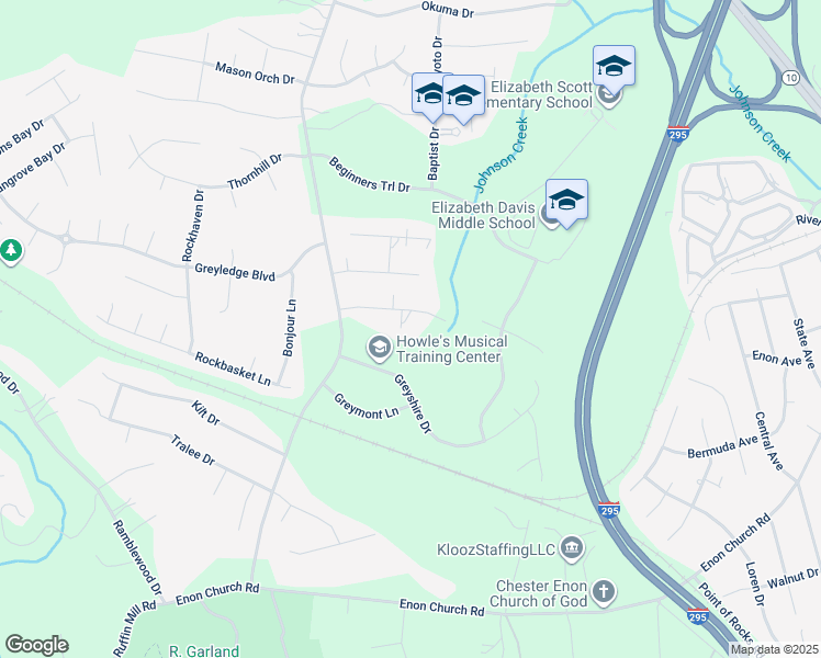 map of restaurants, bars, coffee shops, grocery stores, and more near 14003 Cooperton Circle in Chester