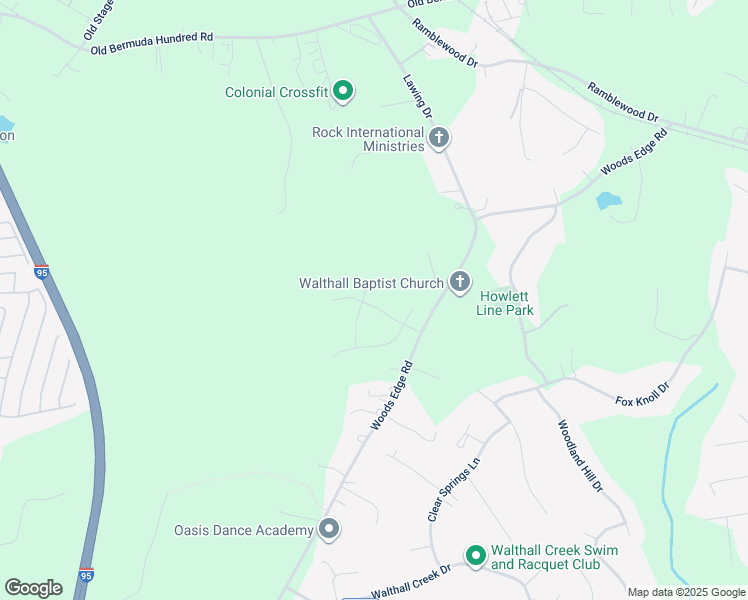 map of restaurants, bars, coffee shops, grocery stores, and more near 1816 Riggers Station Drive in Chesterfield County