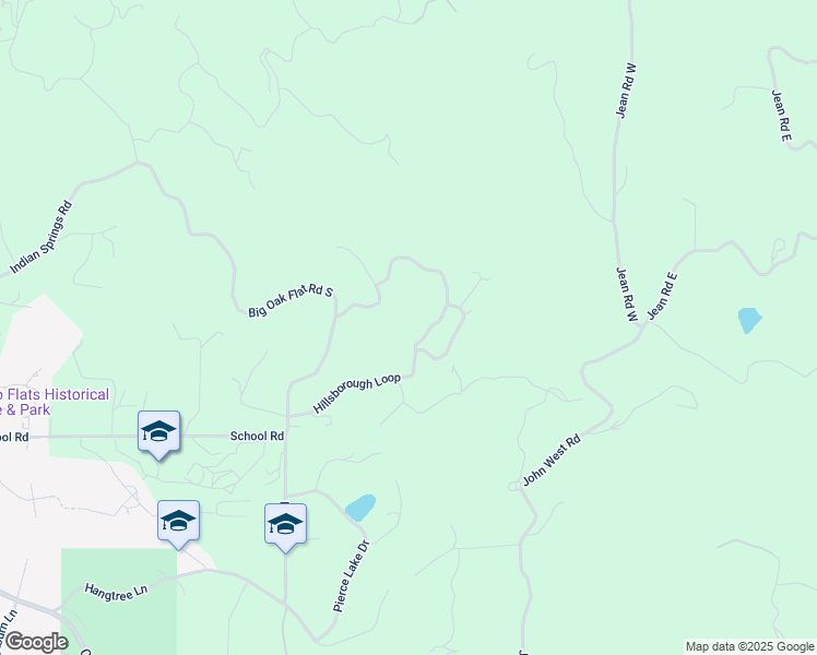map of restaurants, bars, coffee shops, grocery stores, and more near 40373 Hillsborough Loop in Oakhurst