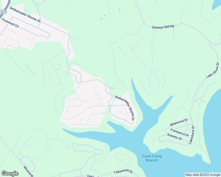 map of restaurants, bars, coffee shops, grocery stores, and more near 1142-1210 Ambassador Shores Drive in Leitchfield
