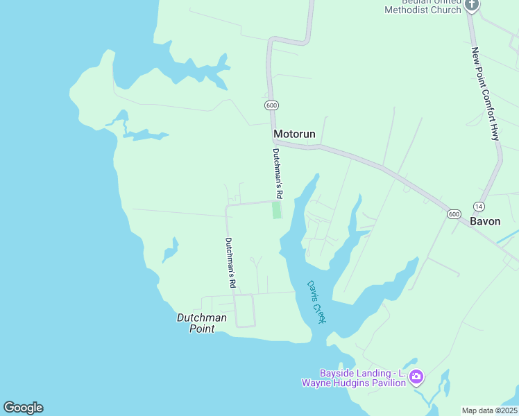map of restaurants, bars, coffee shops, grocery stores, and more near 265 Dutchman's Road in Port Haywood