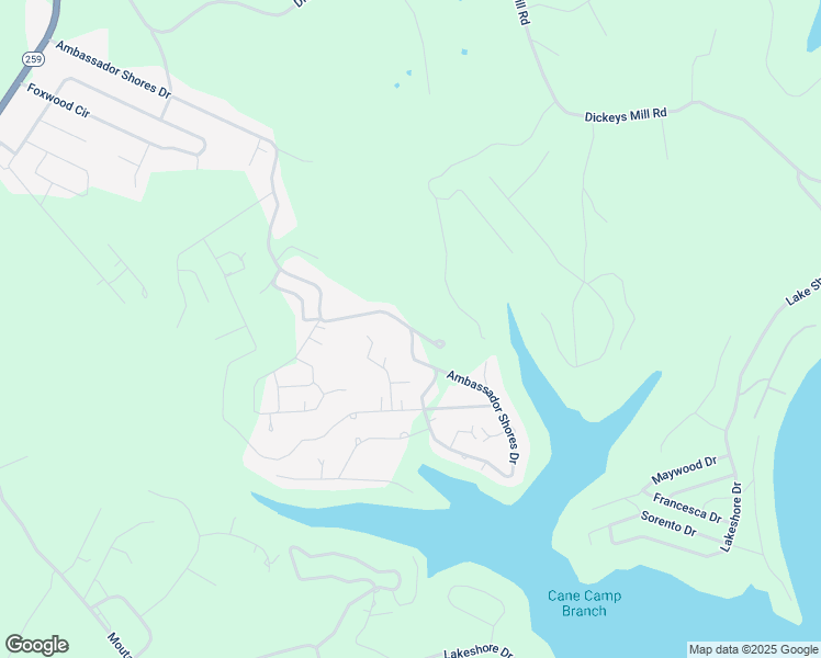 map of restaurants, bars, coffee shops, grocery stores, and more near 1142 Ambassador Shores Drive in Leitchfield