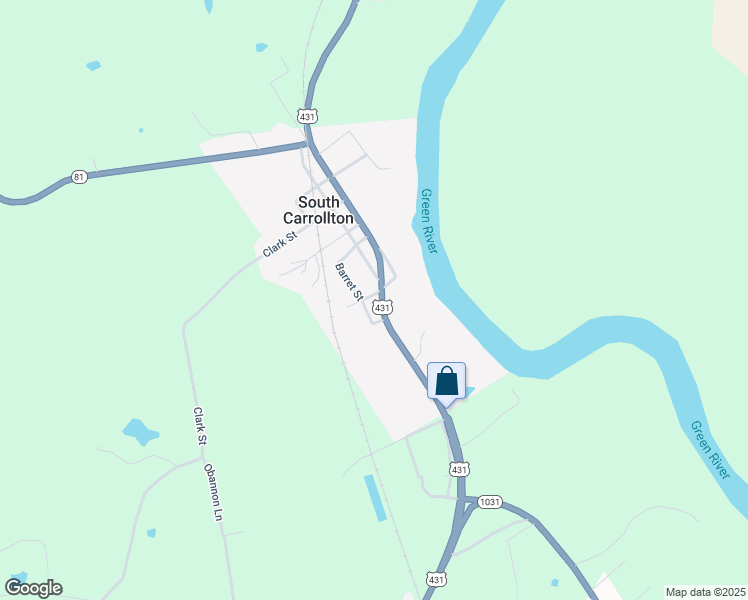 map of restaurants, bars, coffee shops, grocery stores, and more near U.S. 431 in Central City