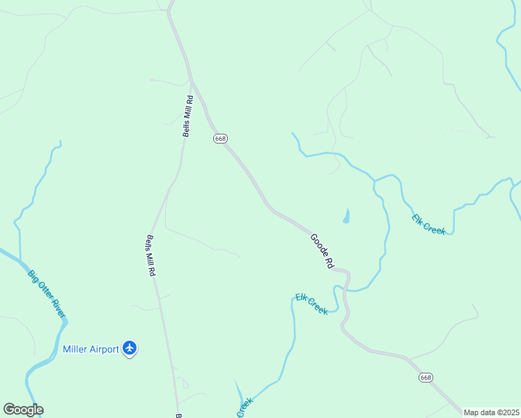 map of restaurants, bars, coffee shops, grocery stores, and more near 4300 Goode Road in Goode