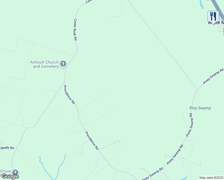 map of restaurants, bars, coffee shops, grocery stores, and more near 6364 East Mercy Lane in Gloucester County
