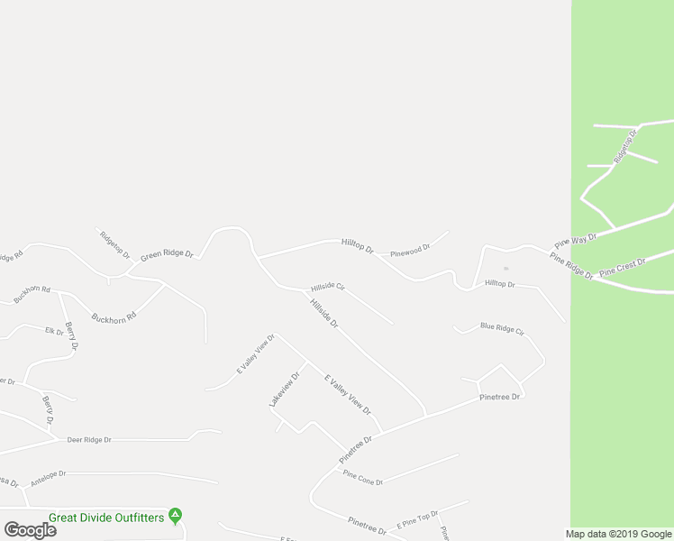 map of restaurants, bars, coffee shops, grocery stores, and more near 76 Hillside Circle in Bayfield