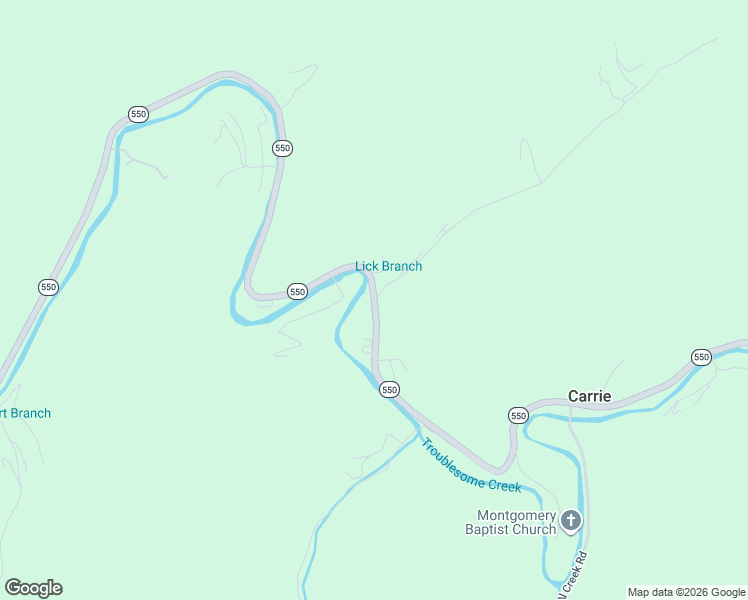 map of restaurants, bars, coffee shops, grocery stores, and more near 1044 Lick Branch Road in Emmalena