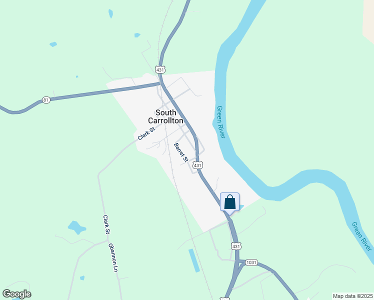 map of restaurants, bars, coffee shops, grocery stores, and more near in South Carrollton