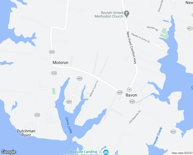 map of restaurants, bars, coffee shops, grocery stores, and more near 322 Circle Drive in Port Haywood