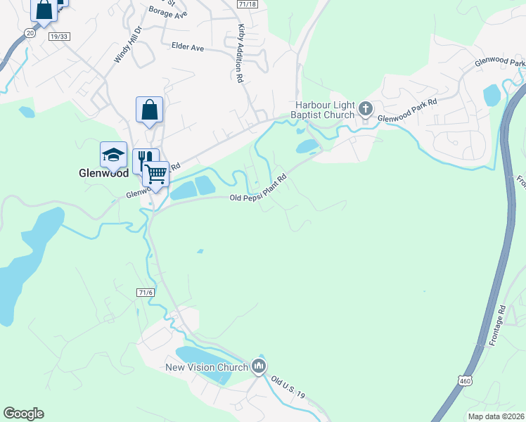 map of restaurants, bars, coffee shops, grocery stores, and more near County Highway 19/39 in Princeton