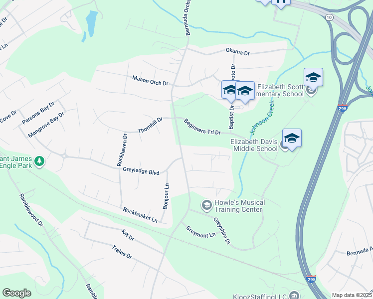 map of restaurants, bars, coffee shops, grocery stores, and more near 500 Wellshire Place in Chester