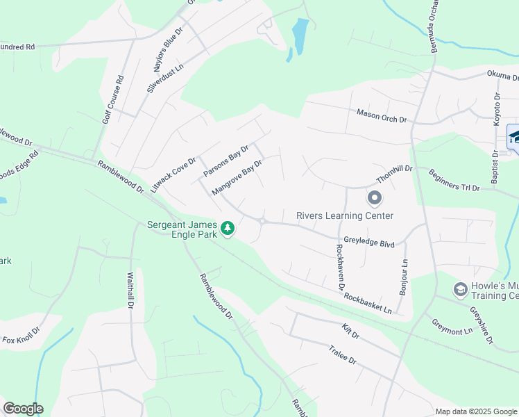 map of restaurants, bars, coffee shops, grocery stores, and more near 13806 Tobacco Bay Court in Chester