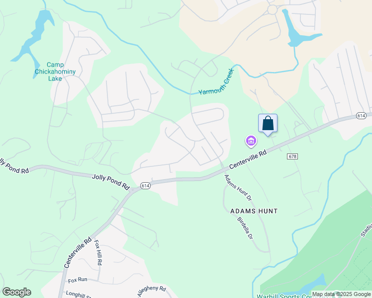 map of restaurants, bars, coffee shops, grocery stores, and more near Thomas Paine Drive in Williamsburg