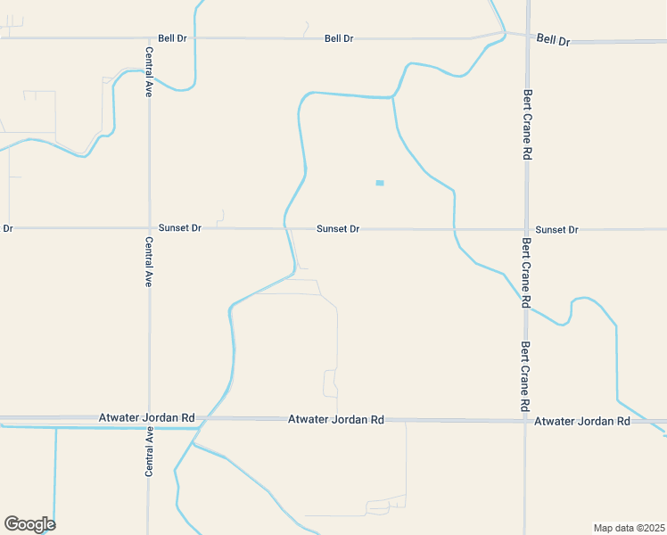 map of restaurants, bars, coffee shops, grocery stores, and more near 8531 Sunset Drive in Atwater