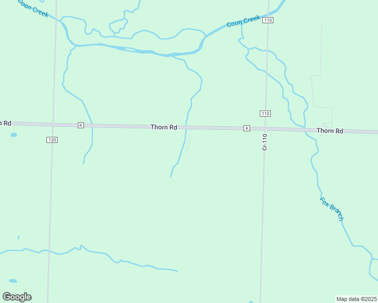 map of restaurants, bars, coffee shops, grocery stores, and more near 11354 Thorn Road in Jasper