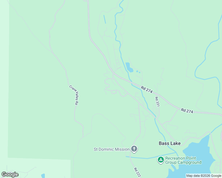 map of restaurants, bars, coffee shops, grocery stores, and more near 50830 Smoke Tree Trail in Bass Lake