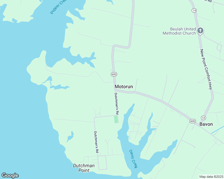 map of restaurants, bars, coffee shops, grocery stores, and more near 743 Circle Drive in Port Haywood