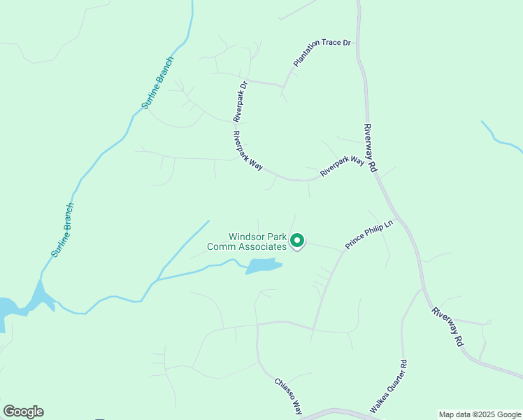 map of restaurants, bars, coffee shops, grocery stores, and more near 12207 Sylvan Ridge Court in Chesterfield