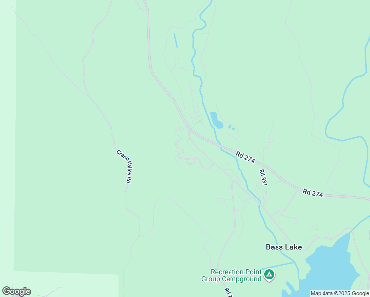 map of restaurants, bars, coffee shops, grocery stores, and more near 40603 Saddleback Road in Bass Lake