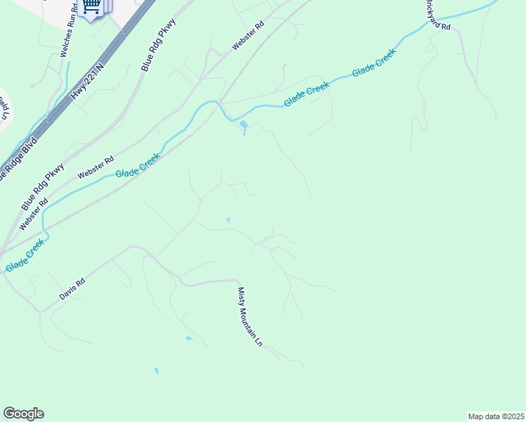 map of restaurants, bars, coffee shops, grocery stores, and more near 187 White Tail Drive in Roanoke
