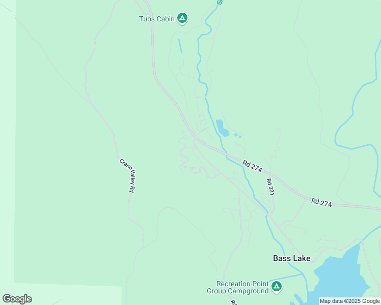 map of restaurants, bars, coffee shops, grocery stores, and more near 40638 Road 222 in Bass Lake