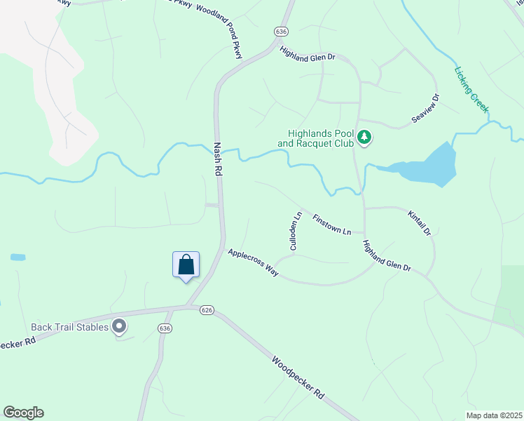 map of restaurants, bars, coffee shops, grocery stores, and more near 11907 Dunvegan Court in Chesterfield