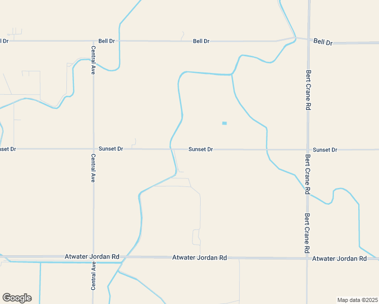 map of restaurants, bars, coffee shops, grocery stores, and more near 8531 Sunset Drive in Atwater