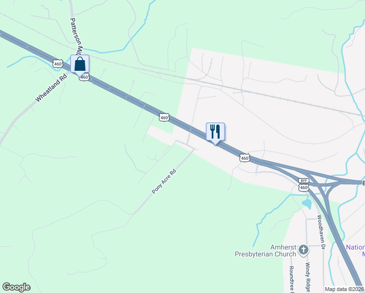 map of restaurants, bars, coffee shops, grocery stores, and more near 976 Salem Turnpike in Bedford