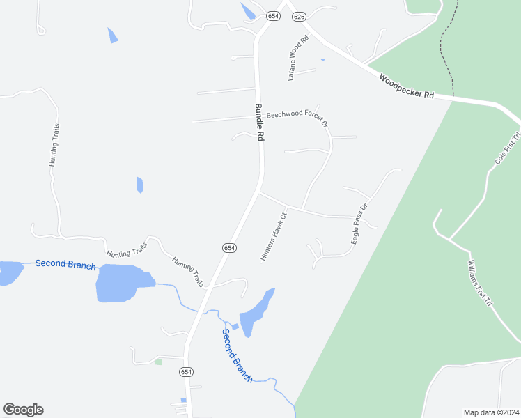 map of restaurants, bars, coffee shops, grocery stores, and more near 12001 Bundle Road in Chesterfield