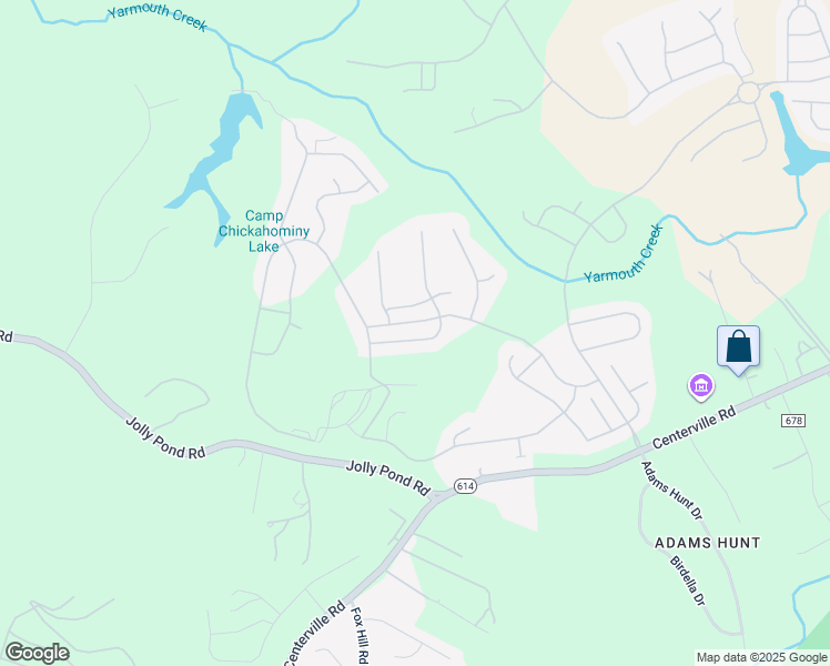 map of restaurants, bars, coffee shops, grocery stores, and more near 6355 Cordelia Road in Williamsburg