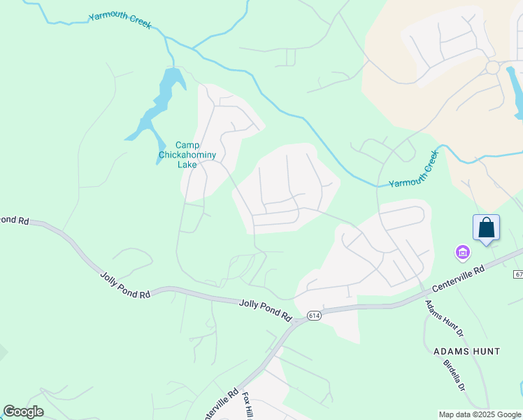 map of restaurants, bars, coffee shops, grocery stores, and more near 6408 Zachariah Drive in Williamsburg