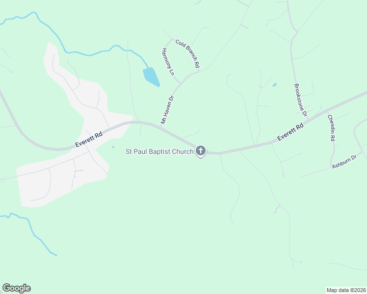 map of restaurants, bars, coffee shops, grocery stores, and more near 4640 Everett Road in Forest