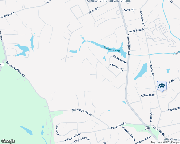 map of restaurants, bars, coffee shops, grocery stores, and more near 4716 Split Creek Court in Chester