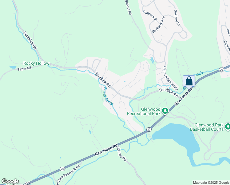map of restaurants, bars, coffee shops, grocery stores, and more near 675 Sandlick Road in Bluefield