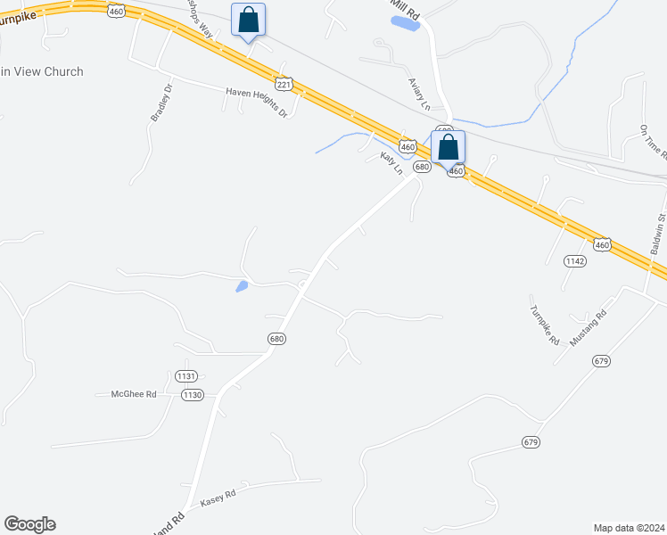 map of restaurants, bars, coffee shops, grocery stores, and more near 1410 Wheatland Road in Bedford