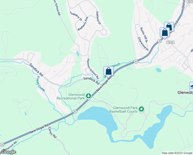 map of restaurants, bars, coffee shops, grocery stores, and more near 3152 Harmon School Rd in Princeton