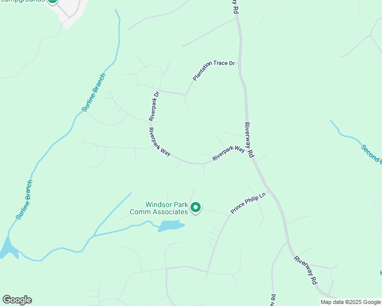 map of restaurants, bars, coffee shops, grocery stores, and more near 11650 Riverpark Way in Chesterfield