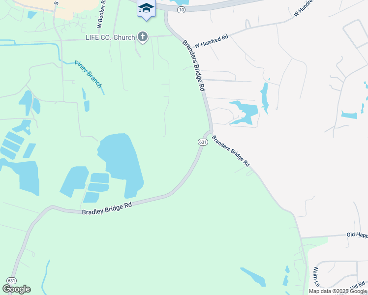 map of restaurants, bars, coffee shops, grocery stores, and more near 13024 Bradley Bridge Road in Chester